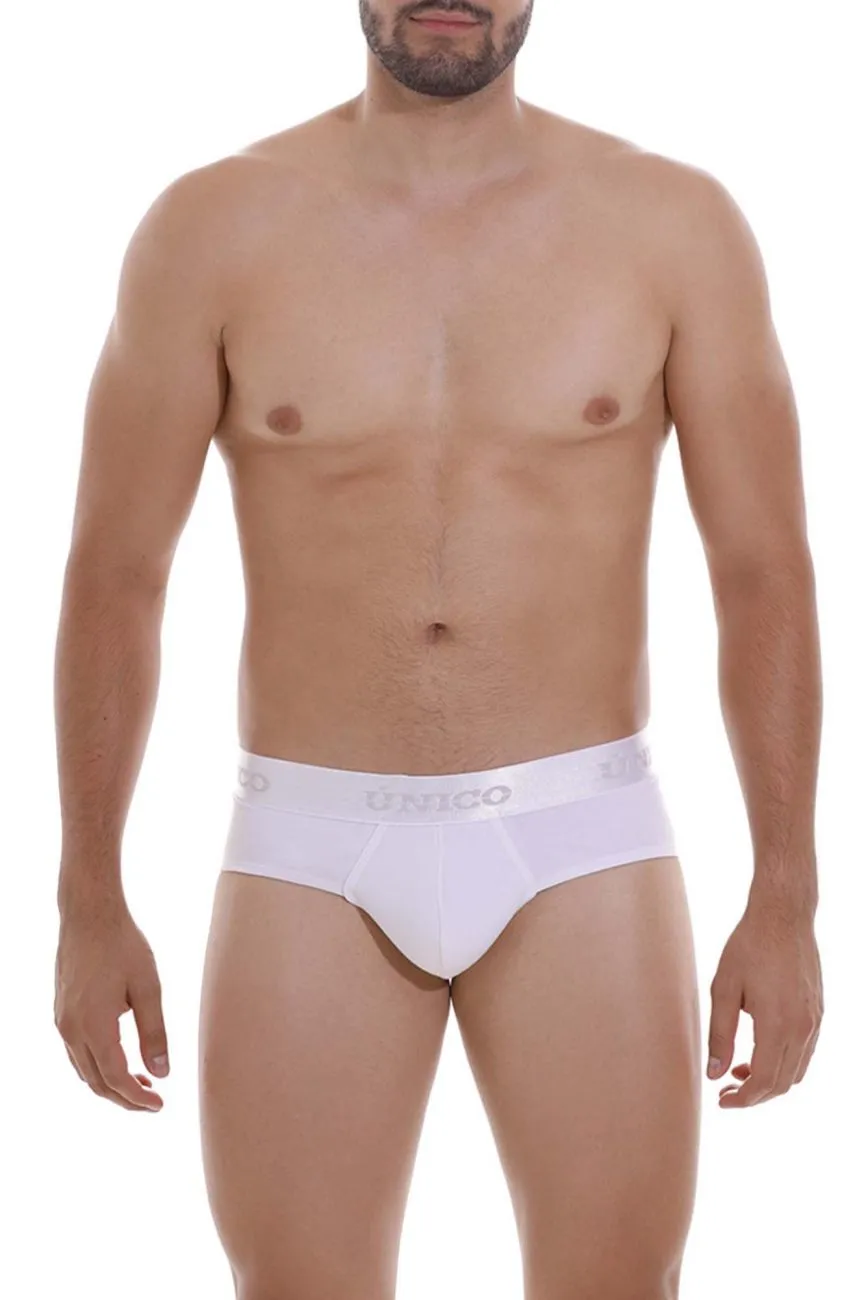 Bekleidung_Mundo Unico_Herrenunterwäsche Unico 22120201105 Cristalino M22 Slip Farbe 00-Weiß