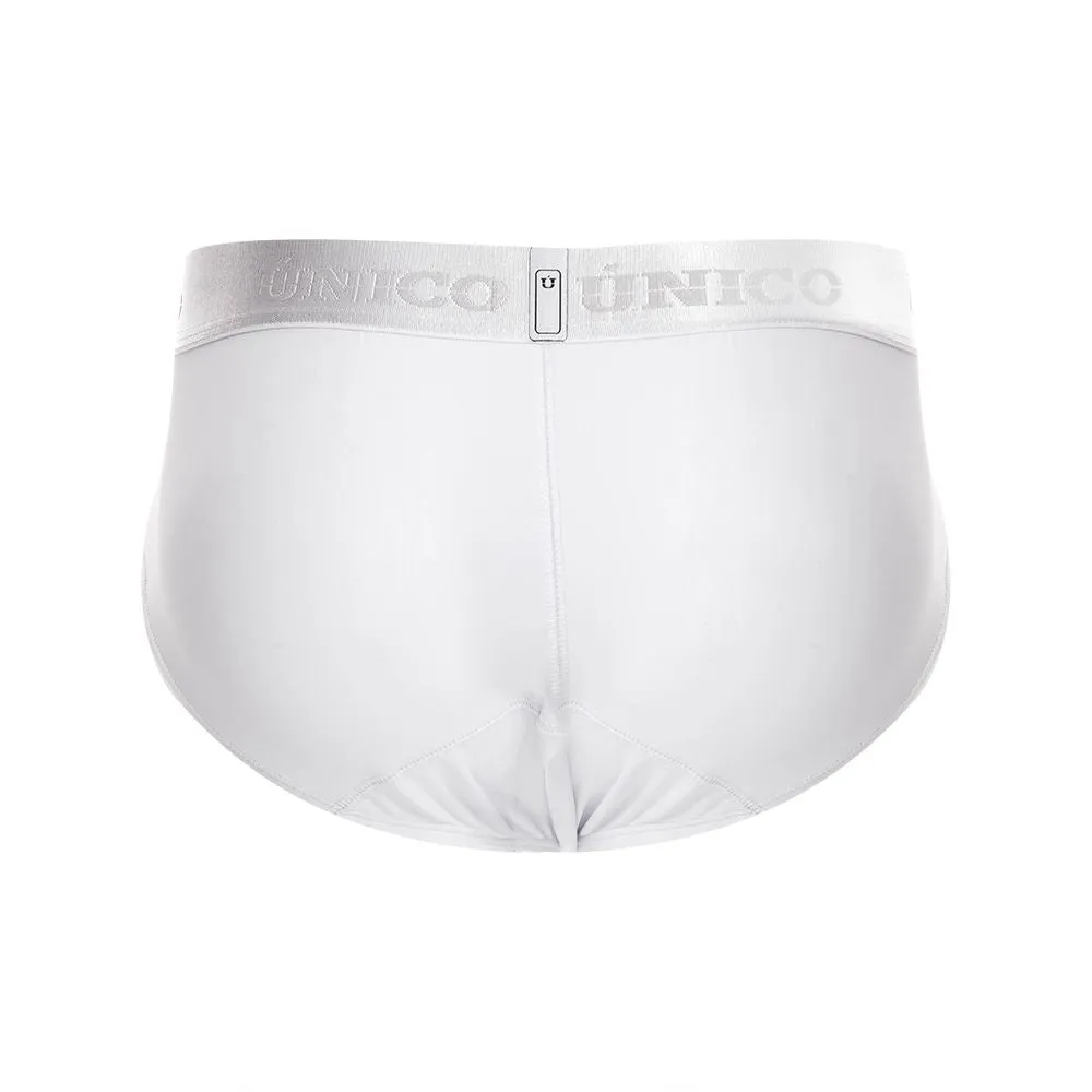 Bekleidung_Mundo Unico_Herrenunterwäsche Unico 22120201105 Cristalino M22 Slip Farbe 00-Weiß