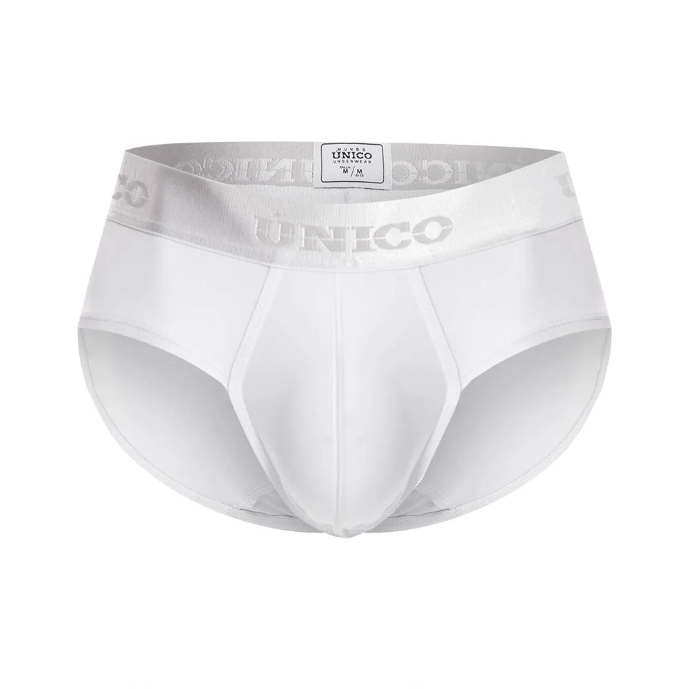 Bekleidung_Mundo Unico_Herrenunterwäsche Unico 22120201105 Cristalino M22 Slip Farbe 00-Weiß