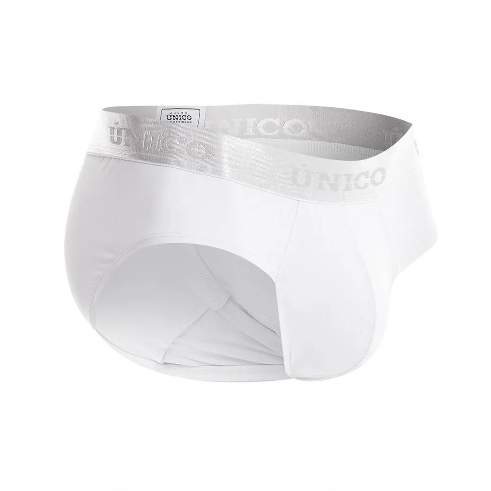 Bekleidung_Mundo Unico_Herrenunterwäsche Unico 22120201105 Cristalino M22 Slip Farbe 00-Weiß