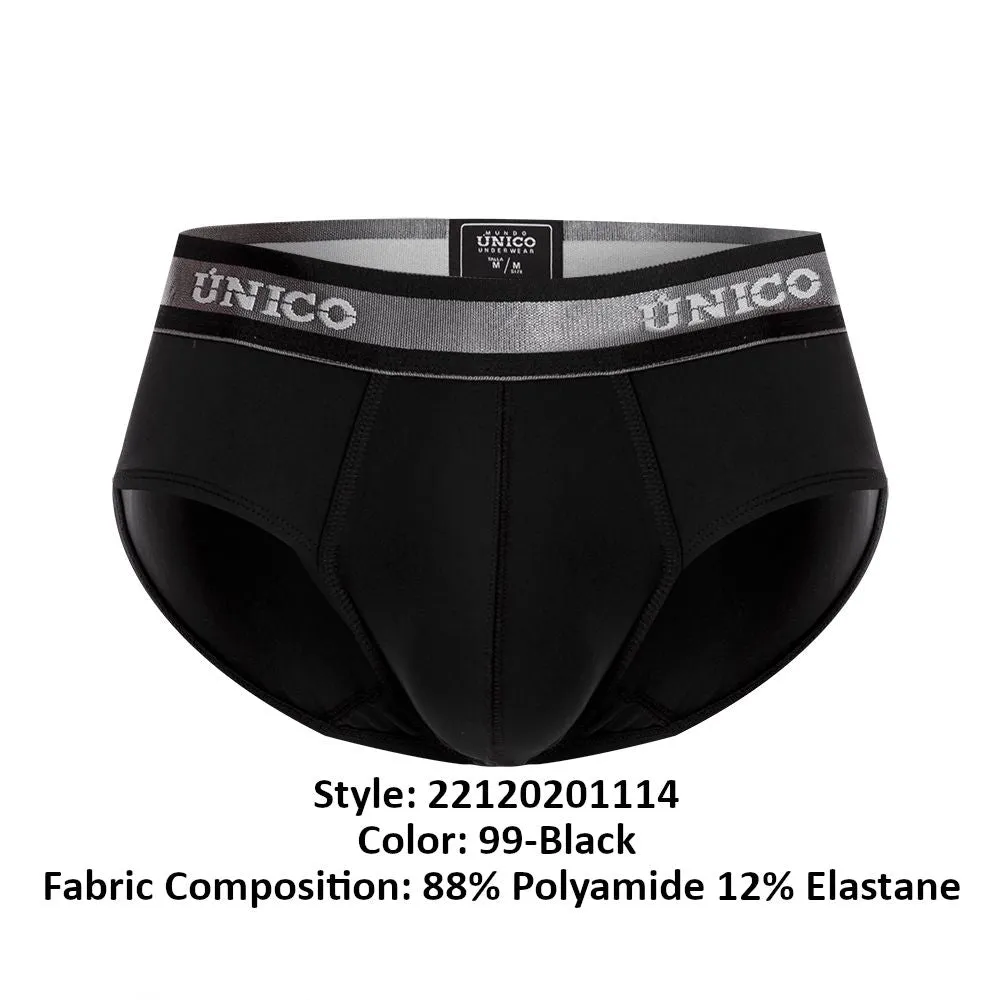 Bekleidung_Mundo Unico_Herrenunterwäsche Unico 22120201114 Nebuloso M22 Slips Farbe 99-Schwarz