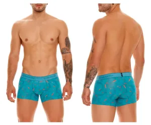Clothing_Mundo Unico_Mens Underwear Unico 23050100101 Efige Trunks Color 63-Turquoise