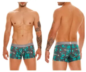Bekleidung_Mundo Unico_Herrenunterwäsche Unico 23050100104 Schachbrett-Boxershorts Farbe 63-Grün