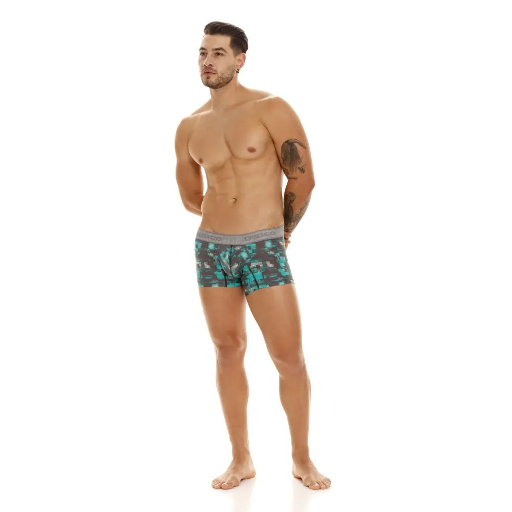 Bekleidung_Mundo Unico_Herrenunterwäsche Unico 23050100104 Schachbrett-Boxershorts Farbe 63-Grün