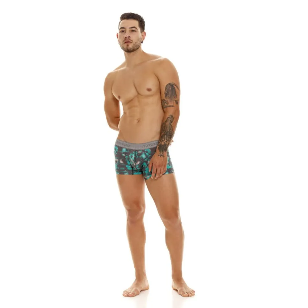 Bekleidung_Mundo Unico_Herrenunterwäsche Unico 23050100104 Schachbrett-Boxershorts Farbe 63-Grün