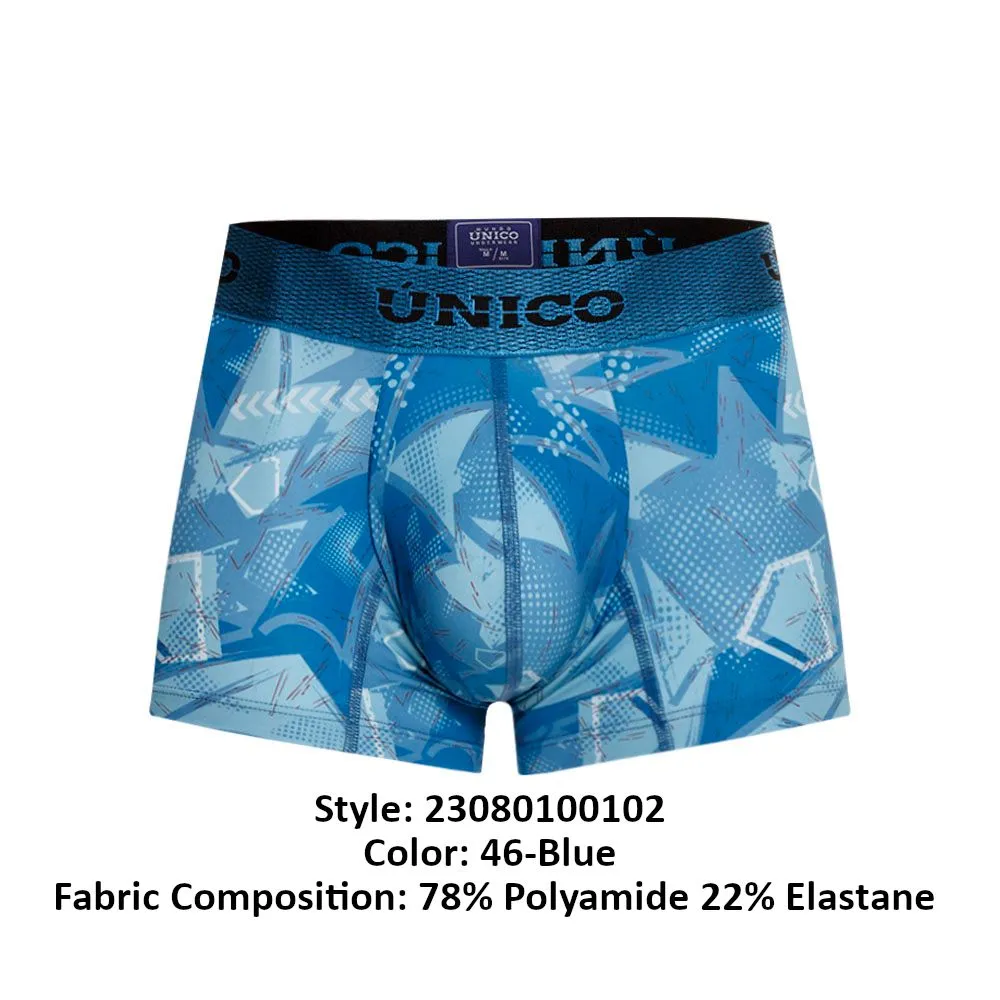 Bekleidung_Mundo Unico_Herrenunterwäsche Unico 23080100102 Musterhose Farbe 46-Blau