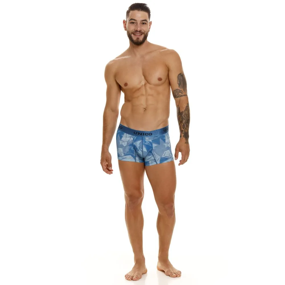 Bekleidung_Mundo Unico_Herrenunterwäsche Unico 23080100102 Musterhose Farbe 46-Blau