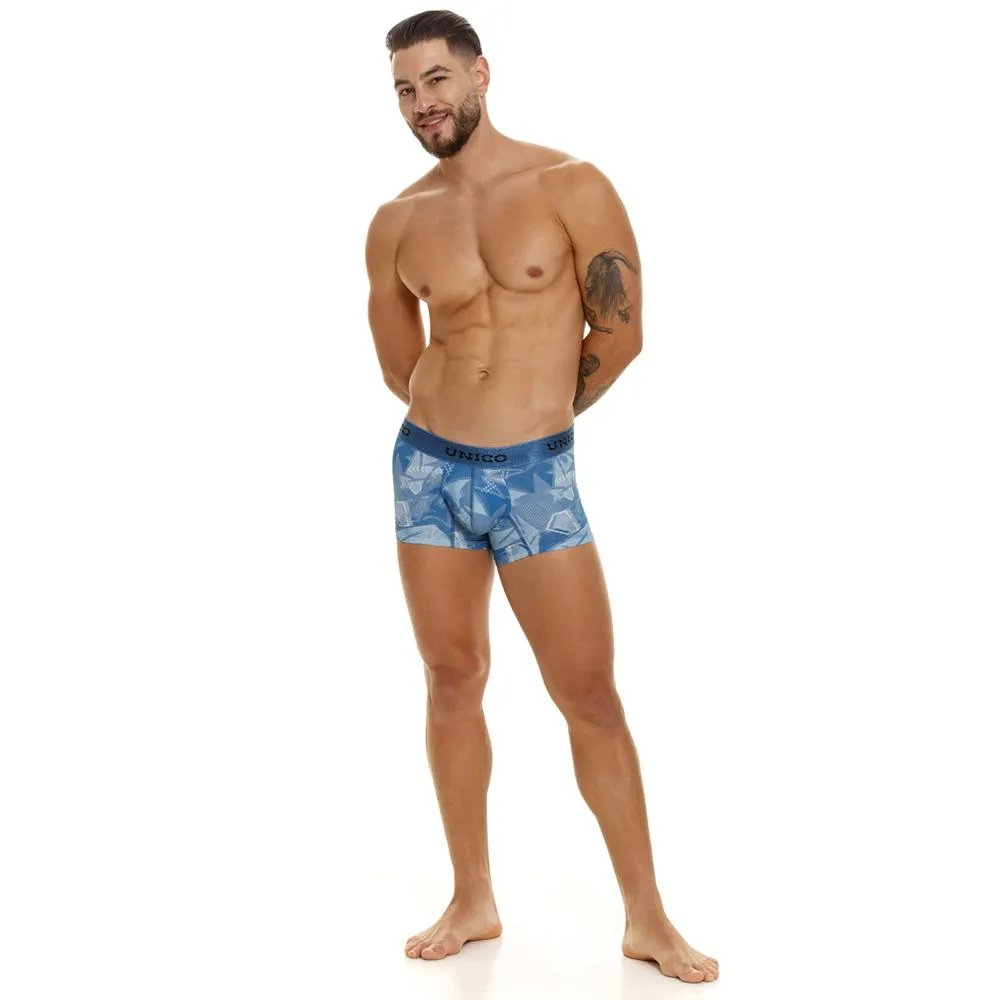 Bekleidung_Mundo Unico_Herrenunterwäsche Unico 23080100102 Musterhose Farbe 46-Blau