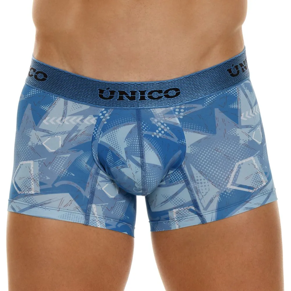 Bekleidung_Mundo Unico_Herrenunterwäsche Unico 23080100102 Musterhose Farbe 46-Blau