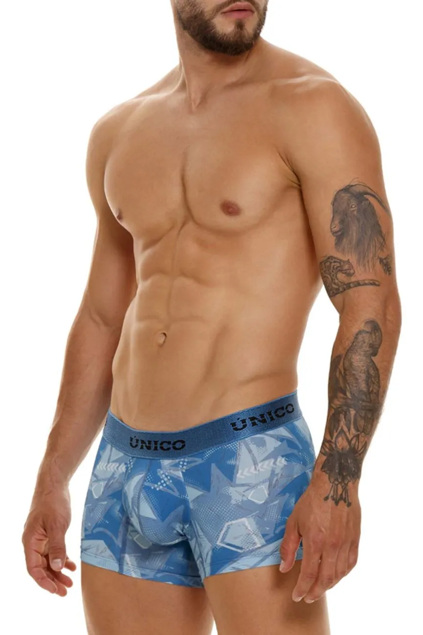 Bekleidung_Mundo Unico_Herrenunterwäsche Unico 23080100102 Musterhose Farbe 46-Blau