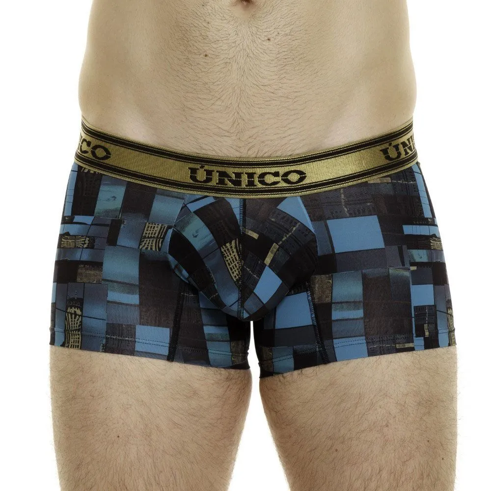Bekleidung_Mundo Unico_Herrenunterwäsche Unico 24010100104 Schema Slips Farbe 46-Blau