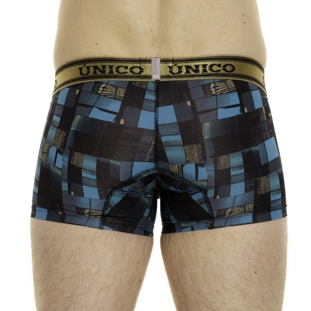 Bekleidung_Mundo Unico_Herrenunterwäsche Unico 24010100104 Schema Slips Farbe 46-Blau