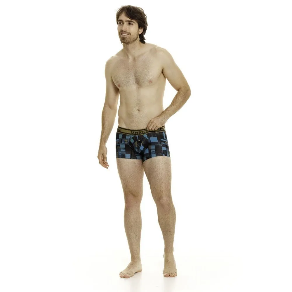 Bekleidung_Mundo Unico_Herrenunterwäsche Unico 24010100104 Schema Slips Farbe 46-Blau