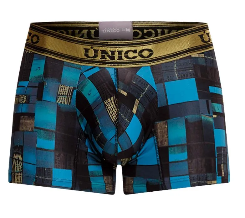 Bekleidung_Mundo Unico_Herrenunterwäsche Unico 24010100104 Schema Slips Farbe 46-Blau