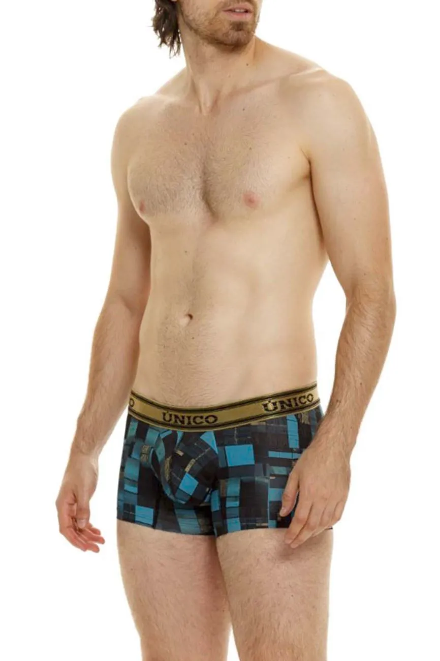 Bekleidung_Mundo Unico_Herrenunterwäsche Unico 24010100104 Schema Slips Farbe 46-Blau