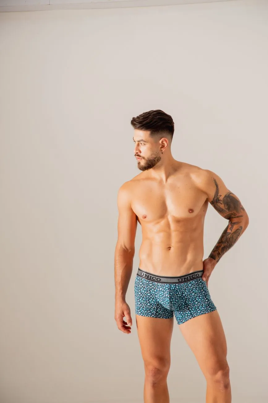 Bekleidung_Mundo Unico_Herrenunterwäsche Unico 24020100110 Redondel Boxershorts Farbe 46-Blau