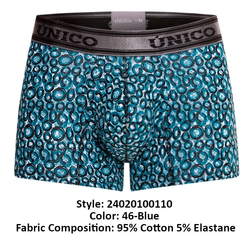 Bekleidung_Mundo Unico_Herrenunterwäsche Unico 24020100110 Redondel Boxershorts Farbe 46-Blau