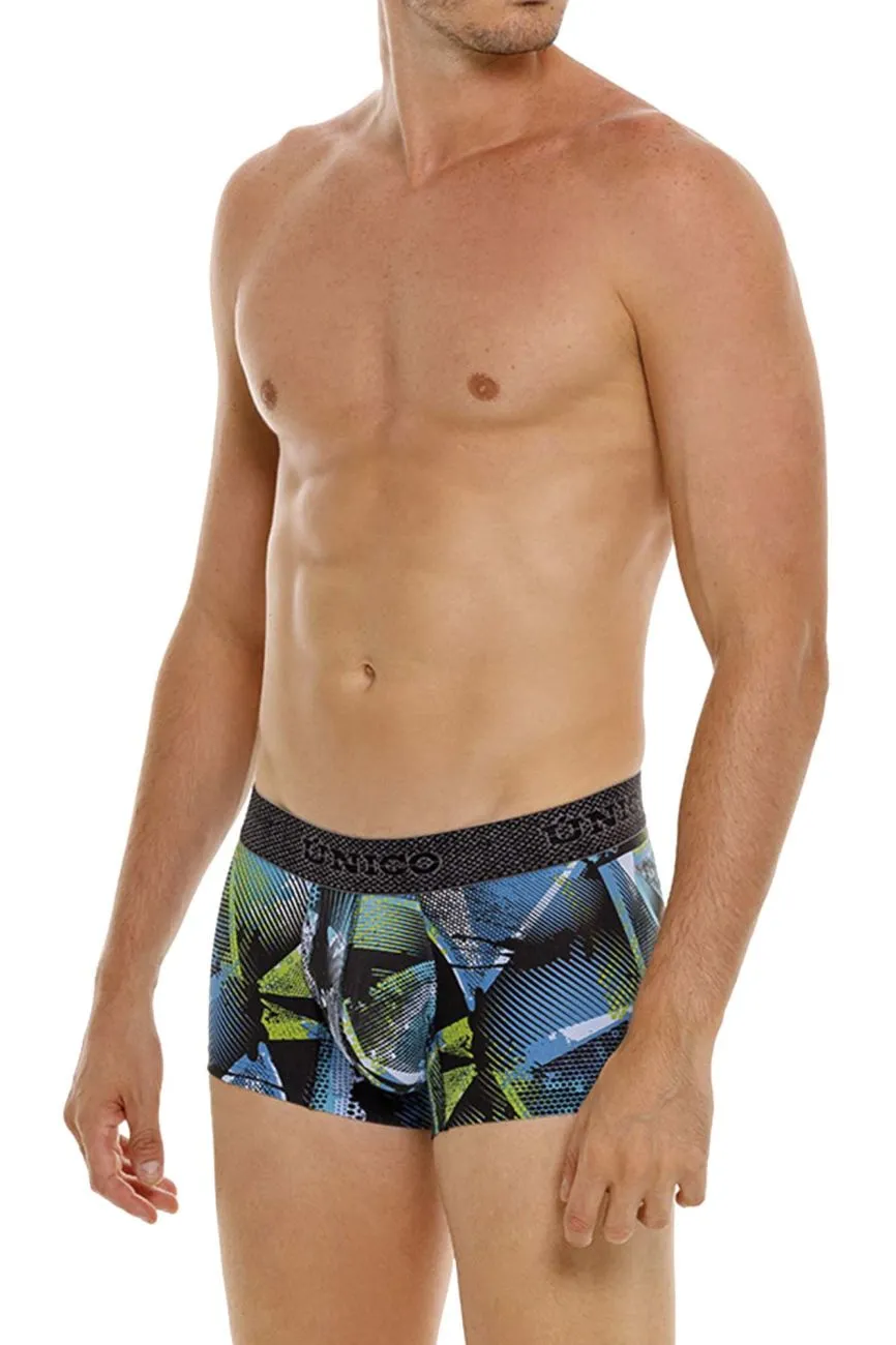 Bekleidung_Mundo Unico_Herrenunterwäsche Unico 24080100117 Trino Slips Farbe 99-Bedruckt