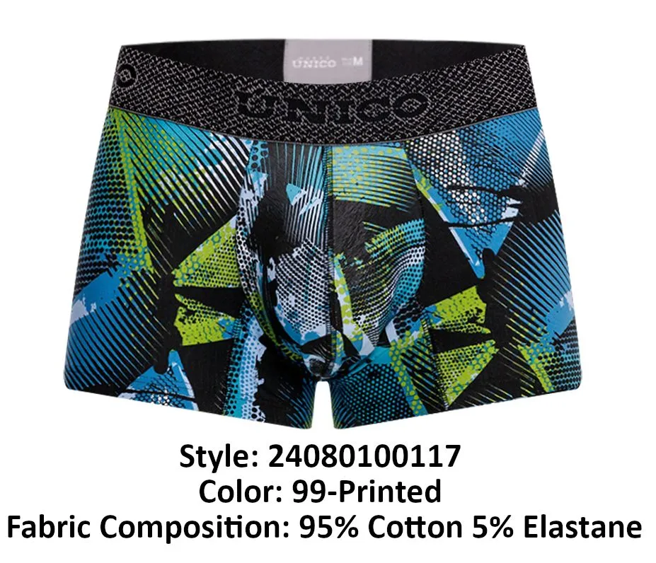 Bekleidung_Mundo Unico_Herrenunterwäsche Unico 24080100117 Trino Slips Farbe 99-Bedruckt