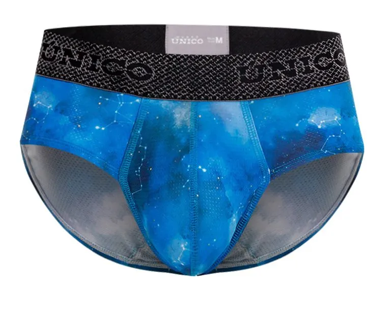 Bekleidung_Mundo Unico_Herrenunterwäsche Unico 24080101110 Infinito Slips Farbe 46-Blau