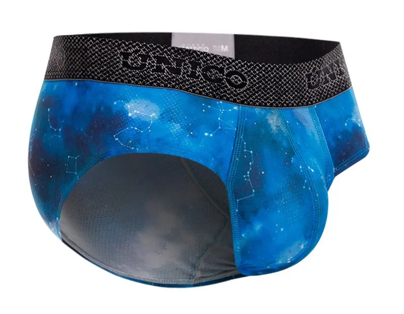 Bekleidung_Mundo Unico_Herrenunterwäsche Unico 24080101110 Infinito Slips Farbe 46-Blau