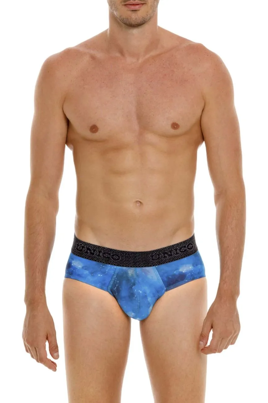 Bekleidung_Mundo Unico_Herrenunterwäsche Unico 24080101110 Infinito Slips Farbe 46-Blau