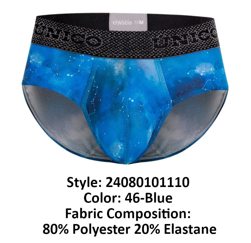 Bekleidung_Mundo Unico_Herrenunterwäsche Unico 24080101110 Infinito Slips Farbe 46-Blau