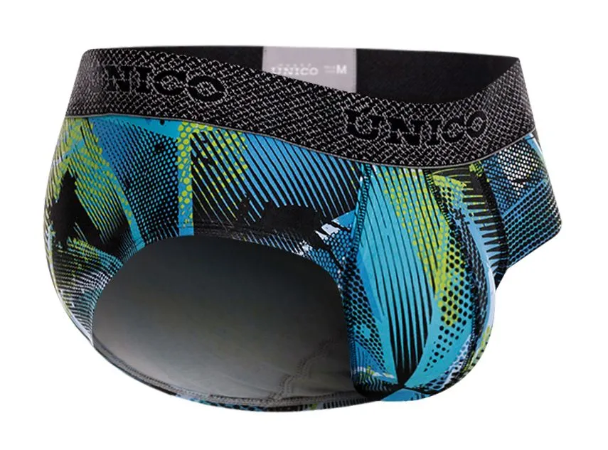 Bekleidung_Mundo Unico_Herrenunterwäsche Unico 24080101117 Trino Slip Farbe 99-Bedruckt