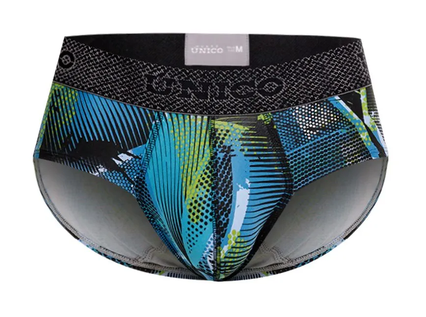 Bekleidung_Mundo Unico_Herrenunterwäsche Unico 24080101117 Trino Slip Farbe 99-Bedruckt