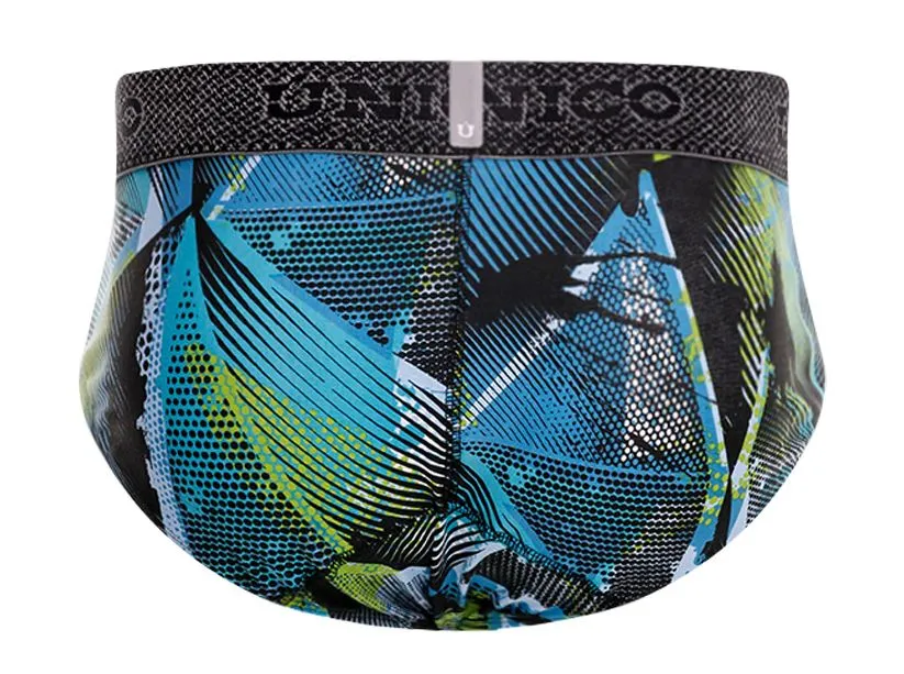 Bekleidung_Mundo Unico_Herrenunterwäsche Unico 24080101117 Trino Slip Farbe 99-Bedruckt