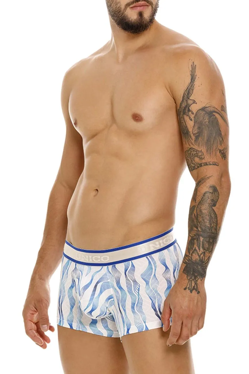 Bekleidung_Mundo Unico_Herrenunterwäsche Unico 24100100116 Pomposo Boxershorts Farbe 46-Weiß