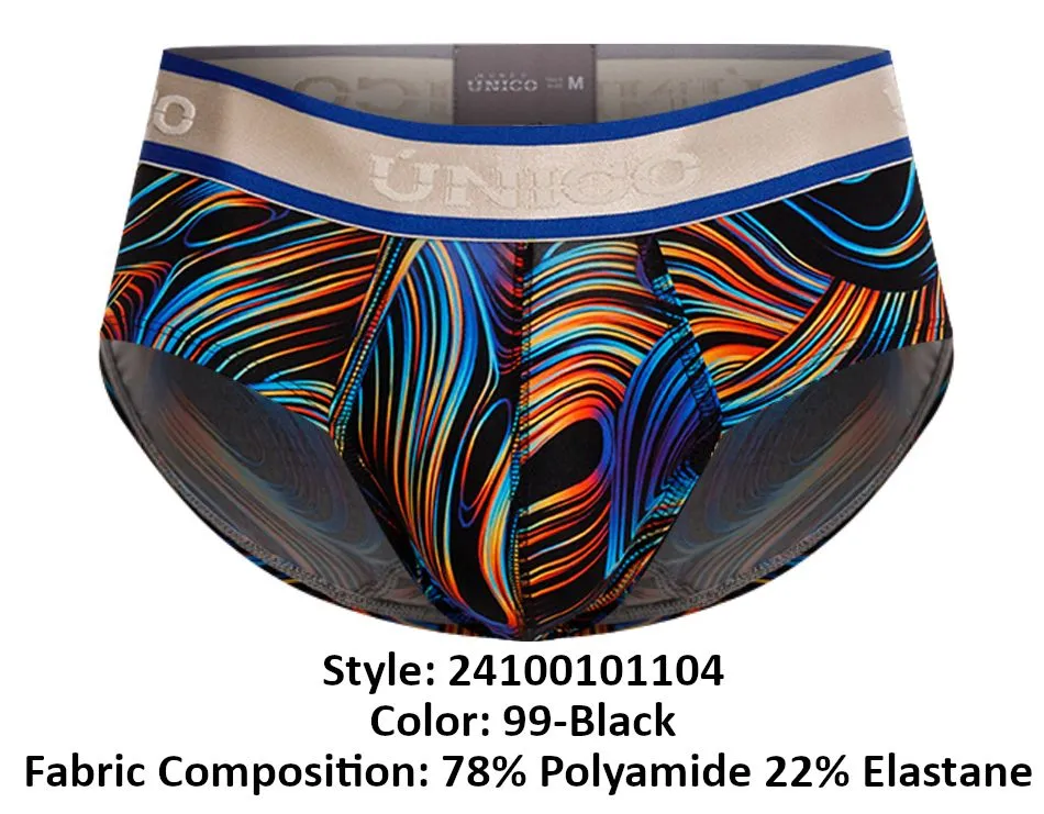 Bekleidung_Mundo Unico_Herrenunterwäsche Unico 24100101104 Calamo Slip Farbe 99-Schwarz