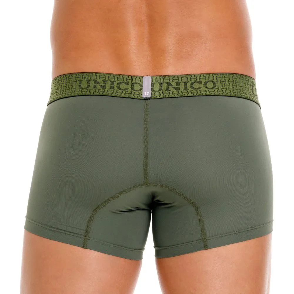 Bekleidung_Mundo Unico_Herrenunterwäsche Unico 25020100105 Glauco Slip Farbe 43-Grün