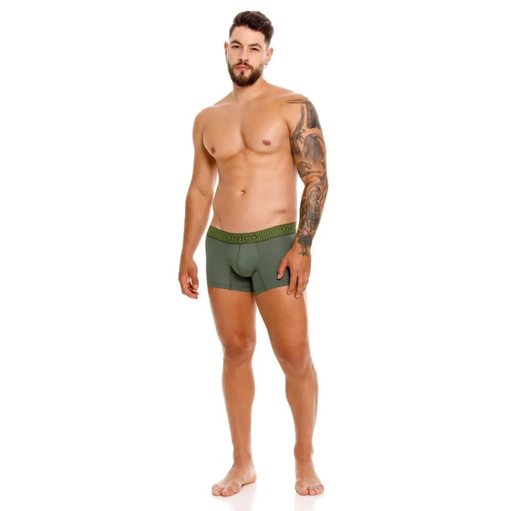 Bekleidung_Mundo Unico_Herrenunterwäsche Unico 25020100105 Glauco Slip Farbe 43-Grün