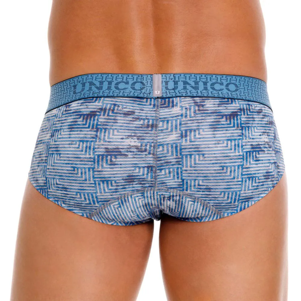Bekleidung_Mundo Unico_Herrenunterwäsche Unico 25020101111 Ostion Slip Farbe 46-Blau