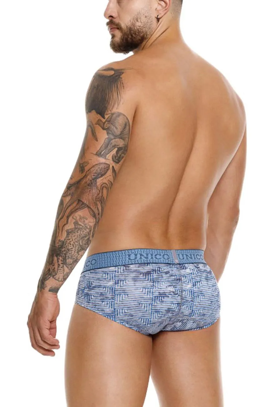 Bekleidung_Mundo Unico_Herrenunterwäsche Unico 25020101111 Ostion Slip Farbe 46-Blau