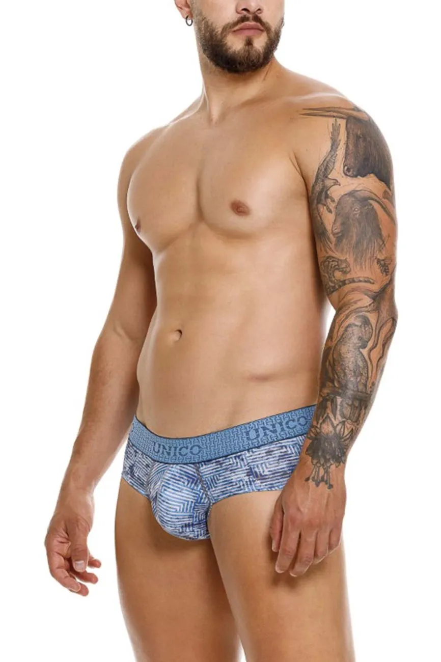 Bekleidung_Mundo Unico_Herrenunterwäsche Unico 25020101111 Ostion Slip Farbe 46-Blau