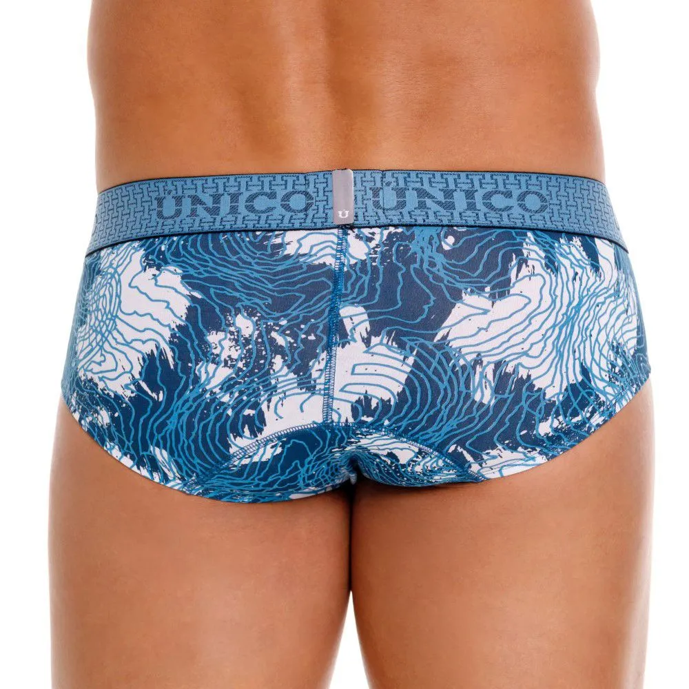 Bekleidung_Mundo Unico_Herrenunterwäsche Unico 25020101117 Lack-Slip Farbe 46-Blau