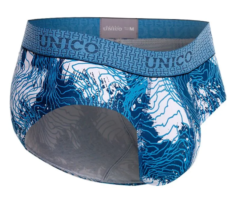 Bekleidung_Mundo Unico_Herrenunterwäsche Unico 25020101117 Lack-Slip Farbe 46-Blau