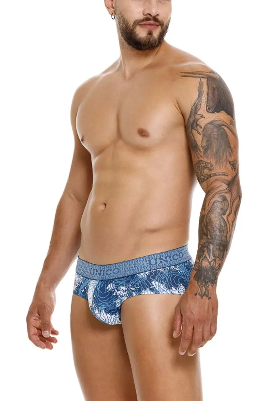 Bekleidung_Mundo Unico_Herrenunterwäsche Unico 25020101117 Lack-Slip Farbe 46-Blau