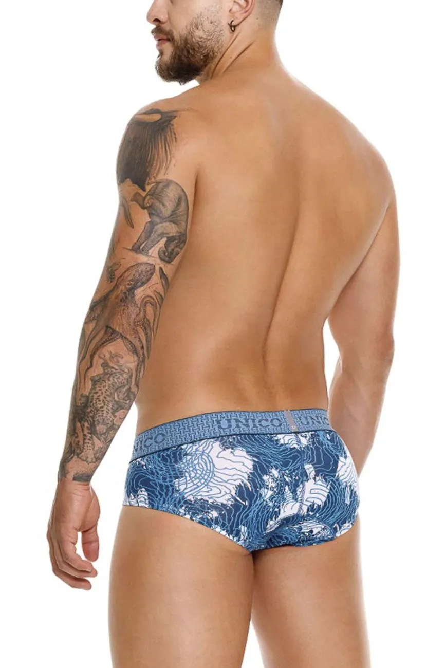 Bekleidung_Mundo Unico_Herrenunterwäsche Unico 25020101117 Lack-Slip Farbe 46-Blau