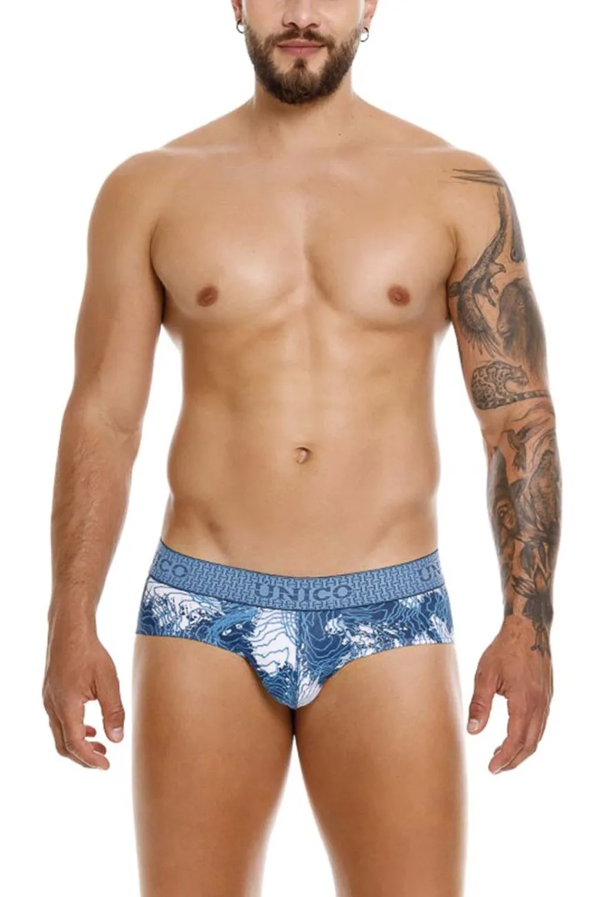 Bekleidung_Mundo Unico_Herrenunterwäsche Unico 25020101117 Lack-Slip Farbe 46-Blau