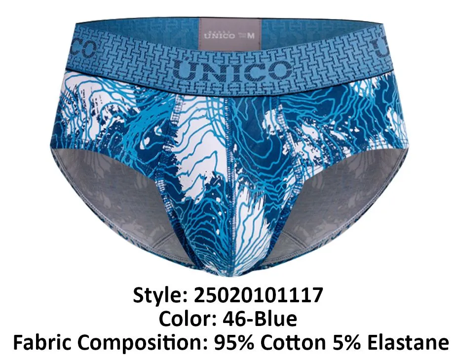 Bekleidung_Mundo Unico_Herrenunterwäsche Unico 25020101117 Lack-Slip Farbe 46-Blau