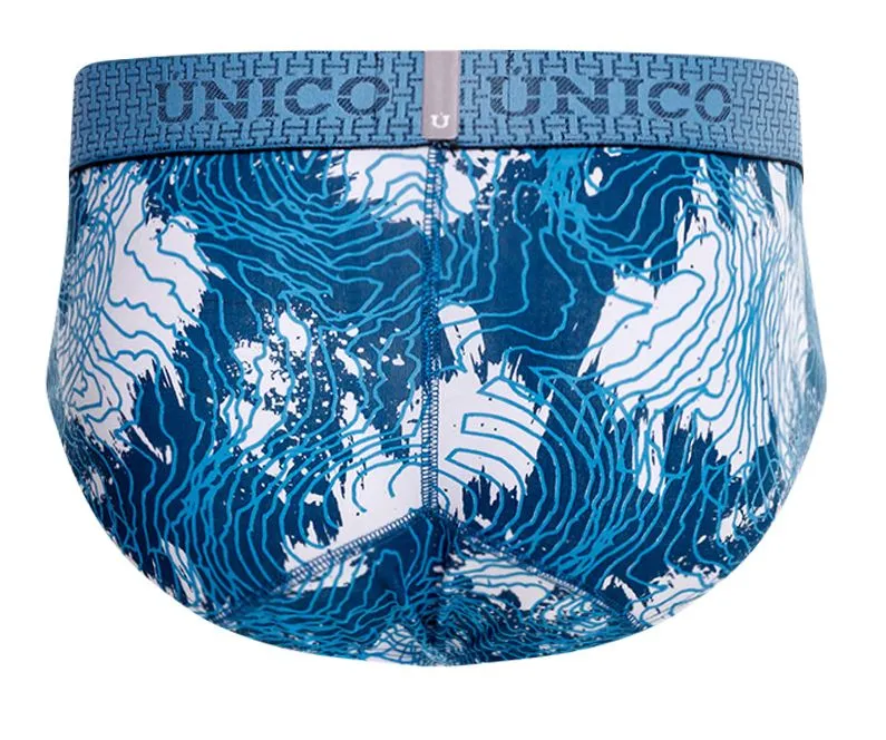 Bekleidung_Mundo Unico_Herrenunterwäsche Unico 25020101117 Lack-Slip Farbe 46-Blau