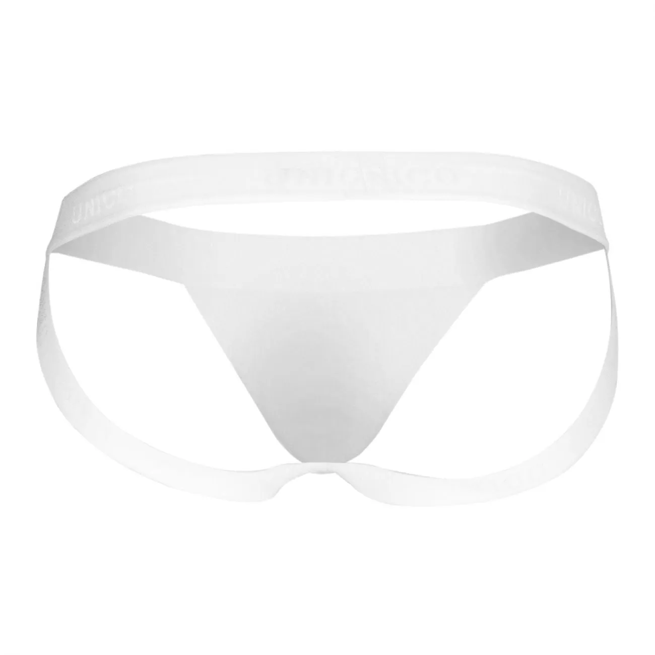 Bekleidung_Mundo Unico_Herrenunterwäsche Unico 9610020100 (9612010120100) Jockstrap Cristalino Baumwolle Farbe Weiß