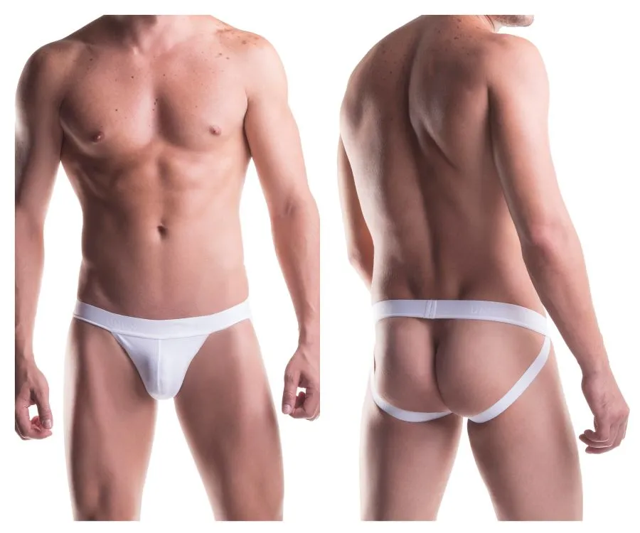 Bekleidung_Mundo Unico_Herrenunterwäsche Unico 9610020100 (9612010120100) Jockstrap Cristalino Baumwolle Farbe Weiß
