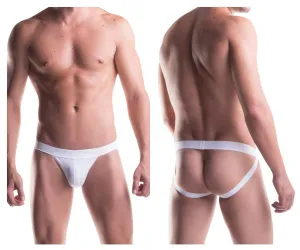 Bekleidung_Mundo Unico_Herrenunterwäsche Unico 9610020100 (9612010120100) Jockstrap Cristalino Baumwolle Farbe Weiß