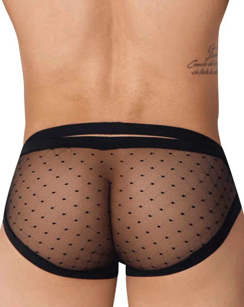 Bekleidung_Pikante_Herrenunterwäsche Pikante 1093 Oomph Mesh Slip Schwarz