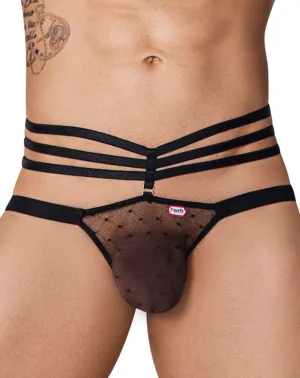 Bekleidung_Pikante_Herrenunterwäsche Pikante 1095 Oomph Mesh Jockstrap Schwarz