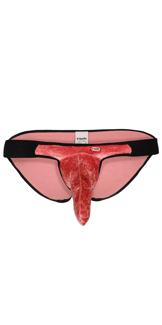 Bekleidung_Pikante_Herrenunterwäsche Pikante 1098 Versteckter Samt-Bikini